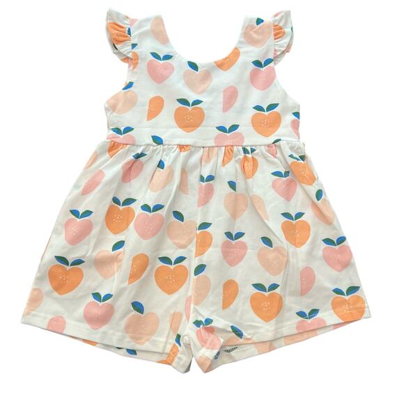 Ollie Jay Macie Romper Sweet Peach size 3 new with tags - Picture 1 of 4